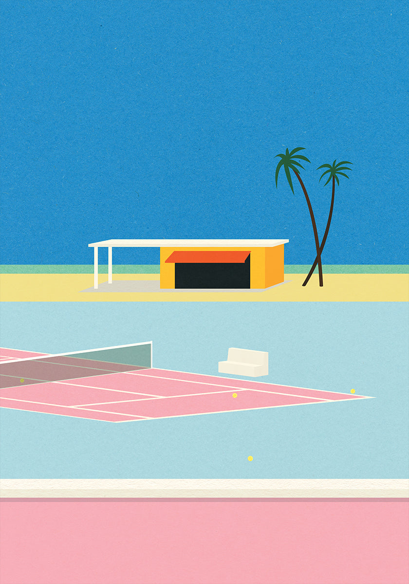 Tennis am Strand