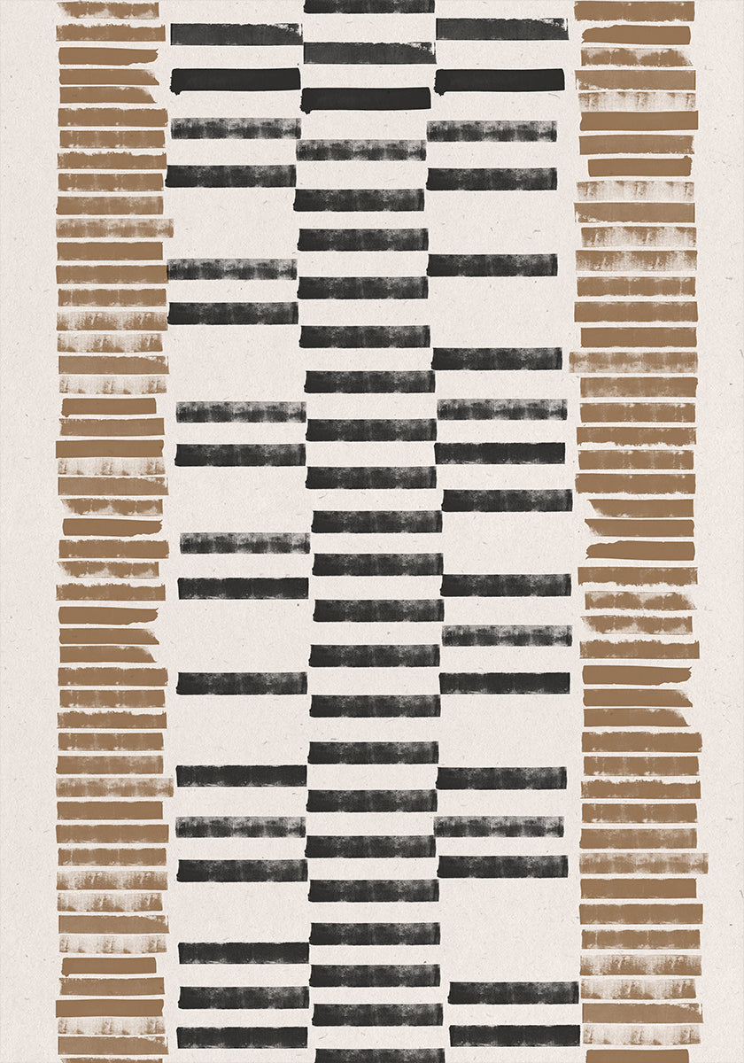 Gestreiftes Harmonie-Poster