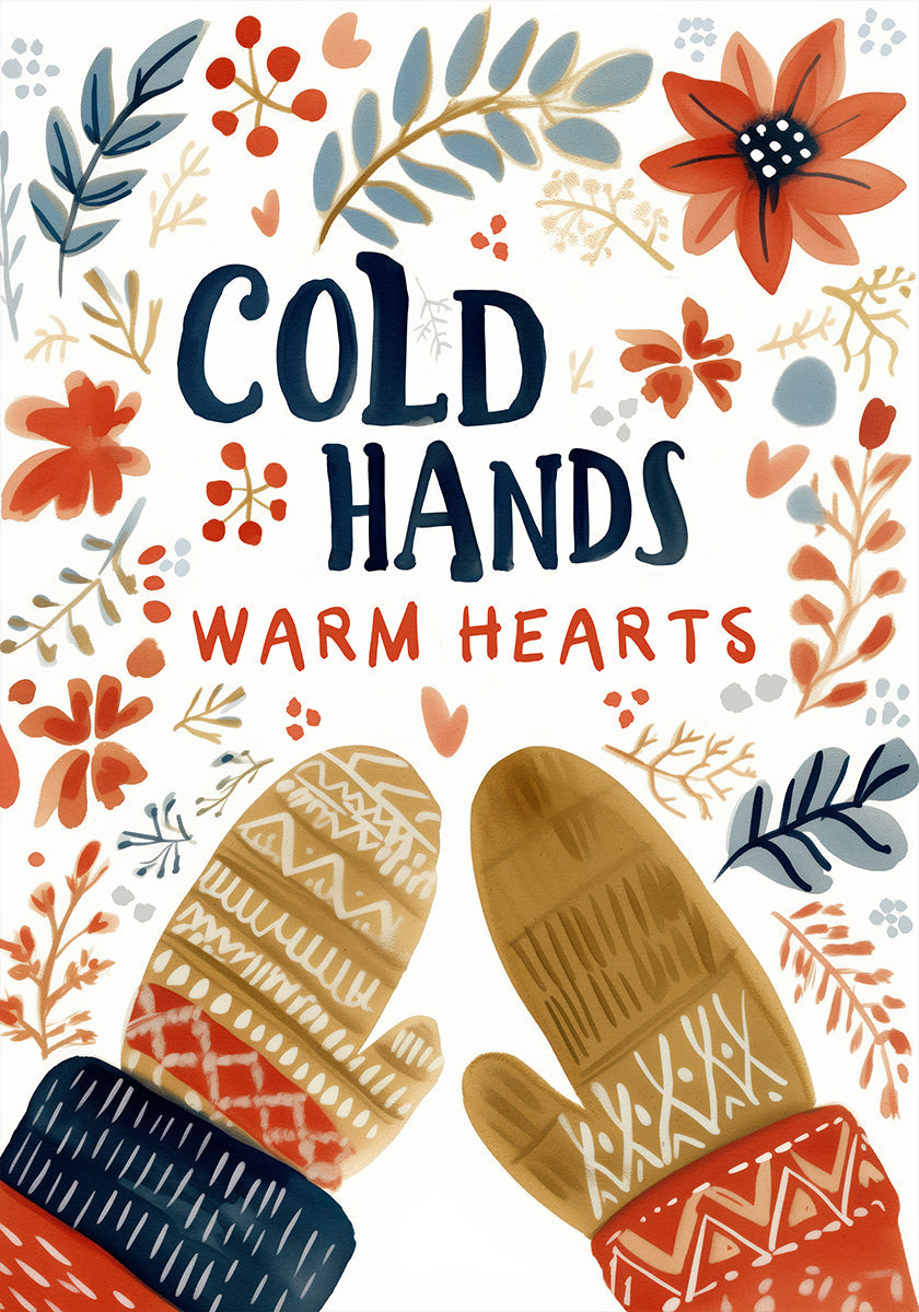 Cozy Mittens Magic Poster