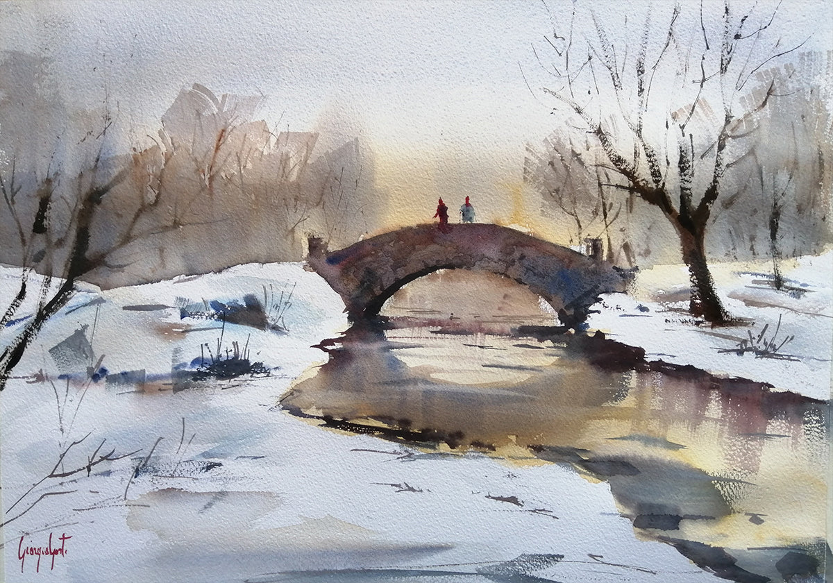 Poster „Winter&Quiet Bridge“.