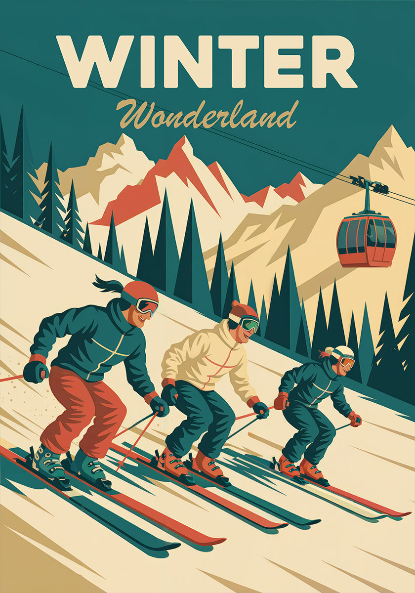 Poster „Winterwunderland 2“.