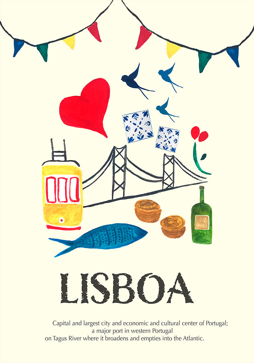 Poster Lissabon Poster