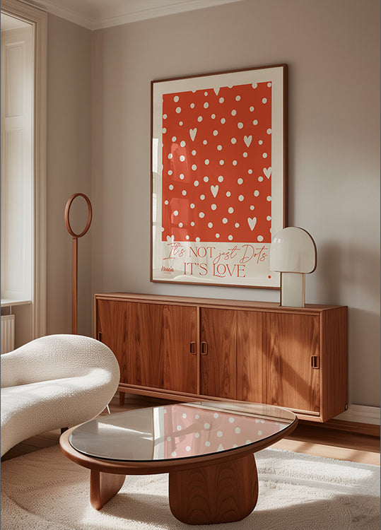 About Love. Dots Plakat - Posterbox