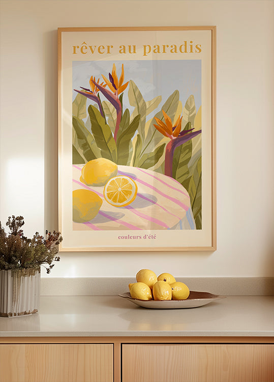 Rêver Au Paradis -  Lemon (NEW) - Posterbox