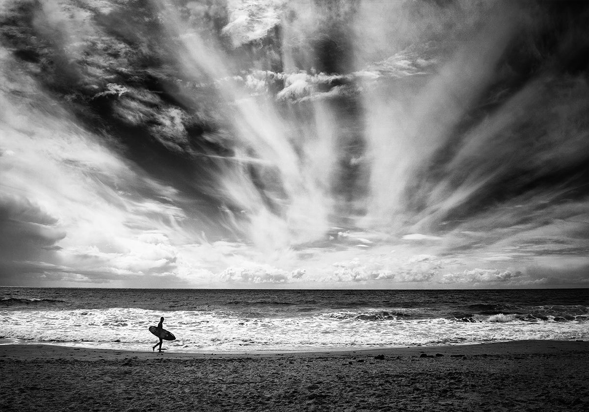 Die Einsamkeit eines Surfers