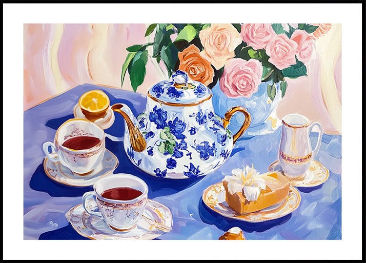 Afternoon Tea Table Plakat - Posterbox