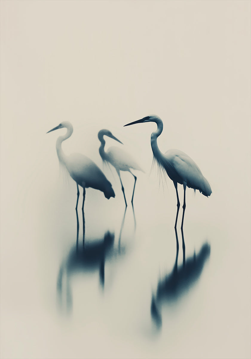 Ethereal Egrets (NEW) - Posterbox