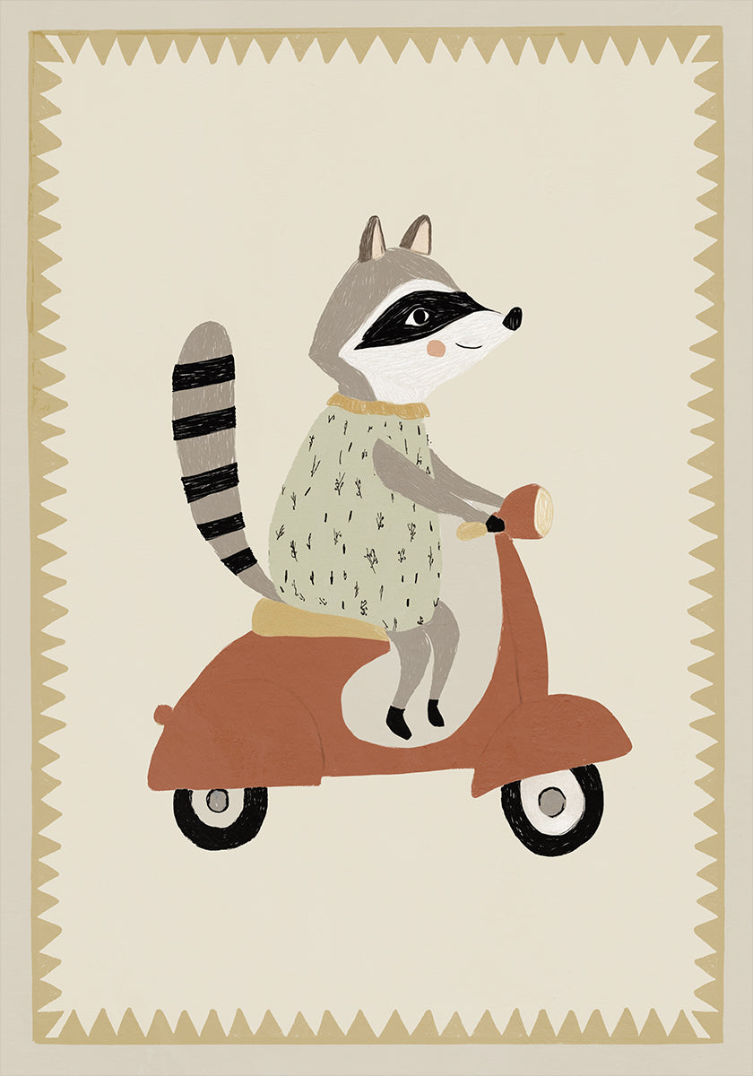 Drivingraccoon (NEW) - Posterbox