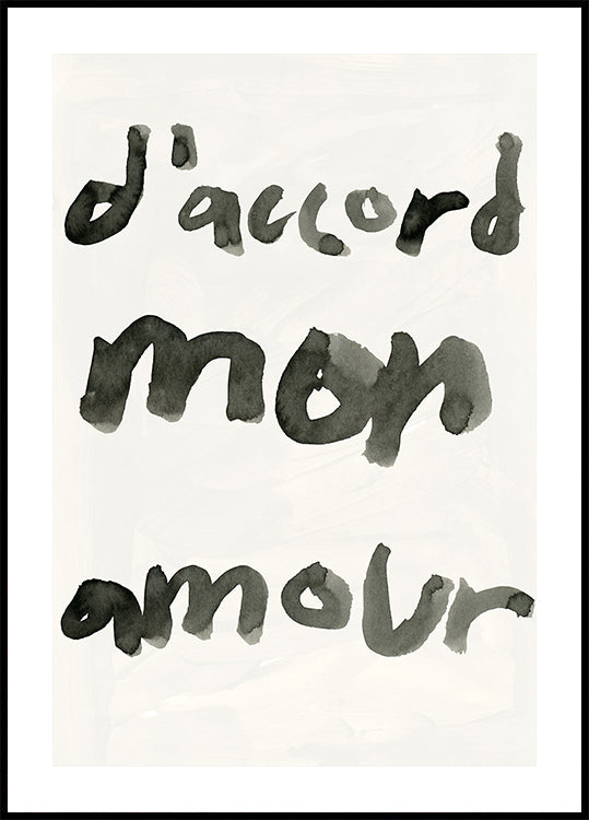 D'accord Mon Amour (NEU)
