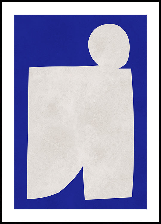 Blue and white art 2 (NEW) - Posterbox