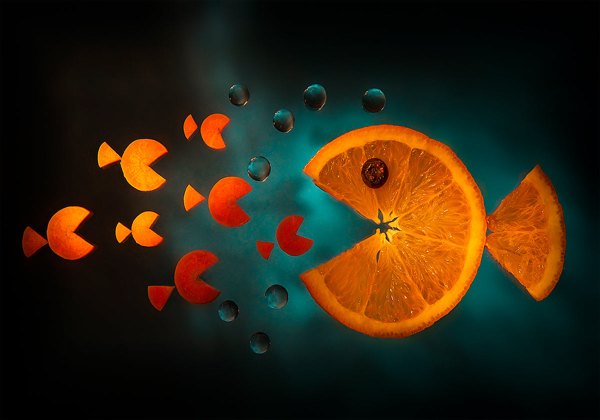Orangefarbener Fisch