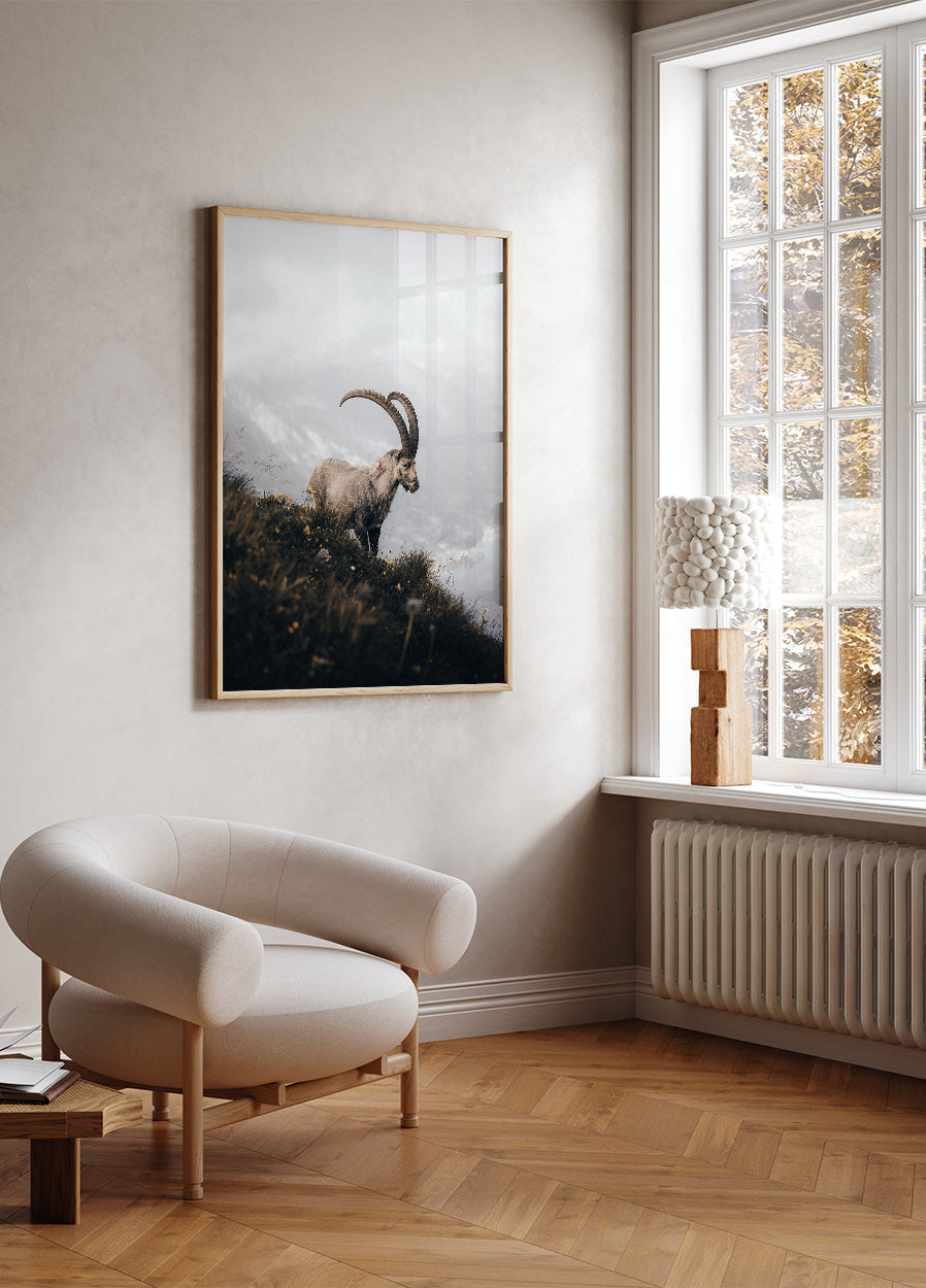 Alpine Ibex Plakat - Posterbox.dk