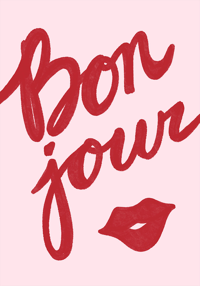 Bonjour-Kuss-Poster