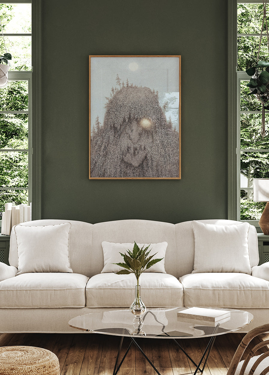 Forest Troll By Theodor Kittelsen Plakat - Posterbox.dk