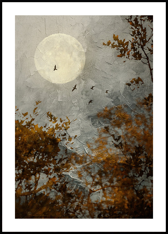 Halloween Full Moon Plakat