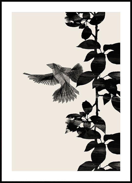 Bird Botanical ein 20x30 Poster
