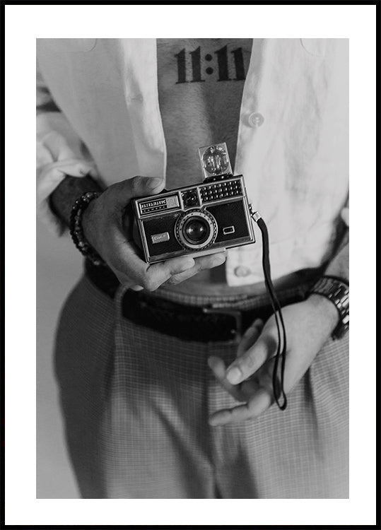 Man with Camera Plakat - Posterbox.dk