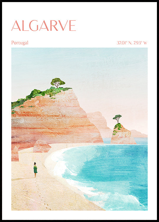 Algarve, Portugal Plakat