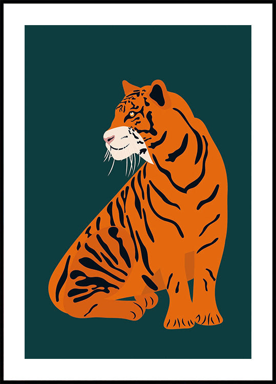 Majestätisches Tiger-Poster