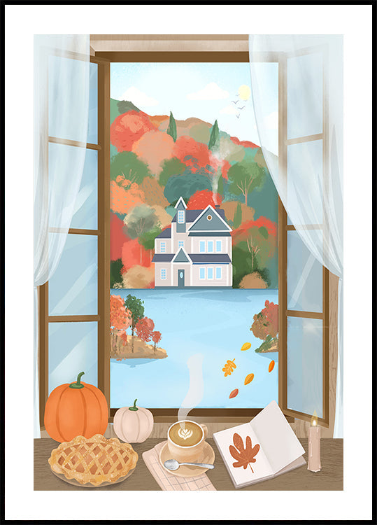 Herbst-Cottage-Poster