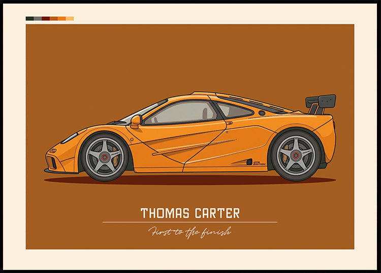Sport Car Personal 6 Plakat - Posterbox