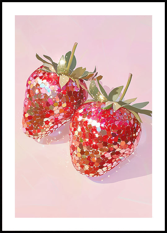 Funkelnde Erdbeeren