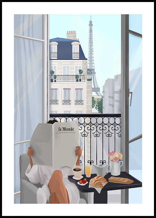 Pariser Balkonplakat