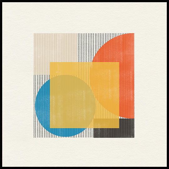 Geometrisches Harmonie-Poster