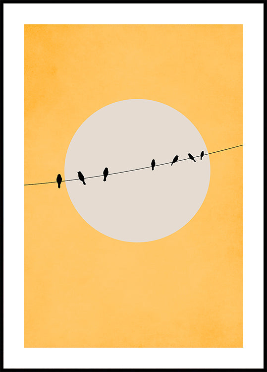 Zwitscherndes und chillendes Poster