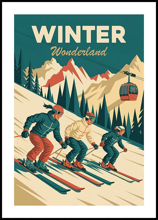 Poster „Winterwunderland 2“.