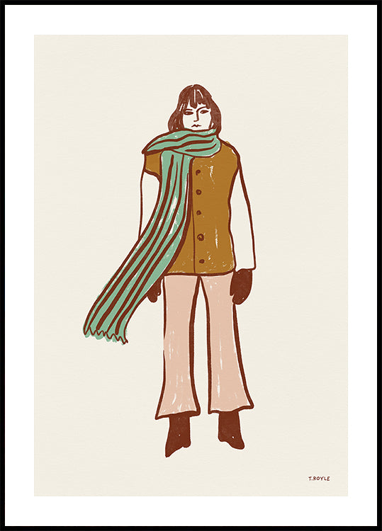 In my Winter Woolies Plakat