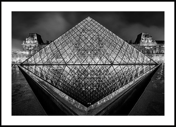 Louvre Paris-Plakat