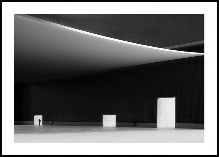 Poster mit weißen Türen