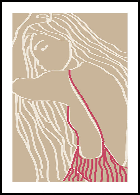 Ruhige Silhouette