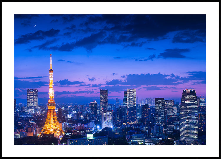 Nachtansicht von Tokio
