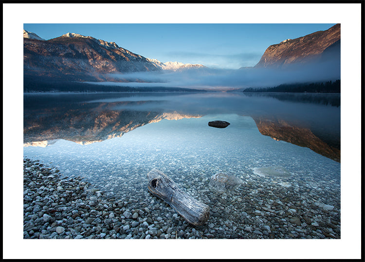 Poster „Bohinjs Ruhe“.