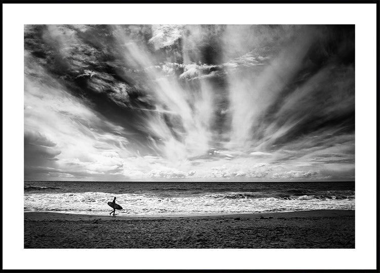 Die Einsamkeit eines Surfers