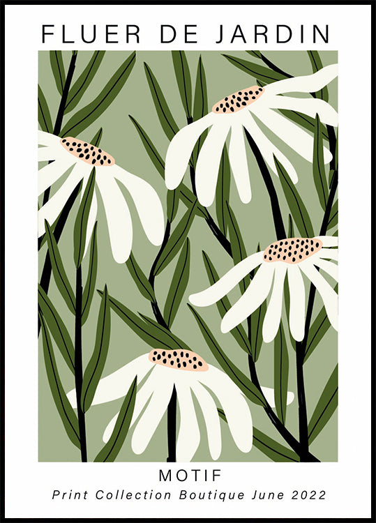 Fluer De Jardin Plakat - Posterbox.dk