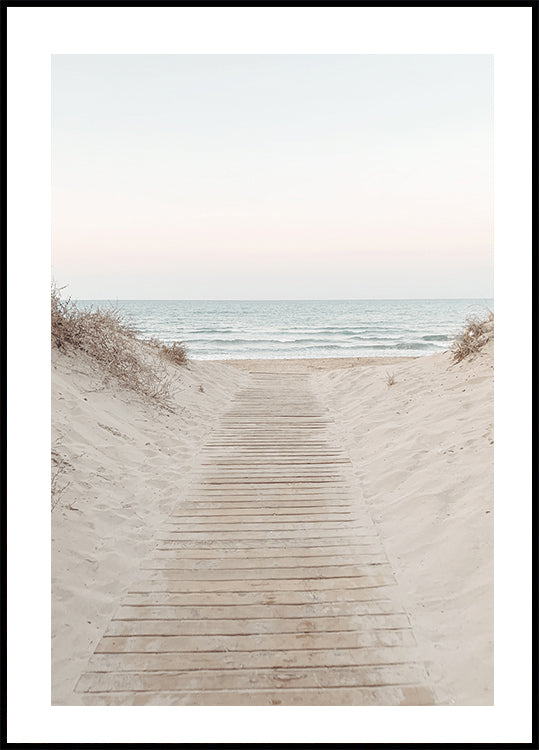 Wooden Path To The Beach Plakat - Posterbox.dk