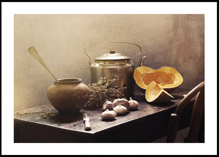 Stillleben mit Pumpkins#15c Poster
