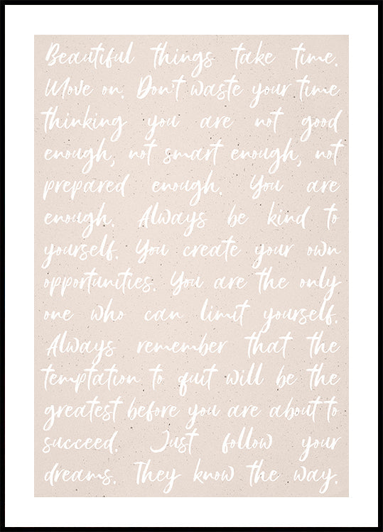 Poster mit motivierenden Zitaten