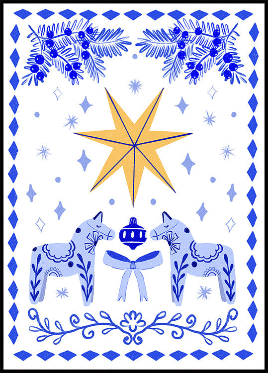 Folk-Winterstern-Poster