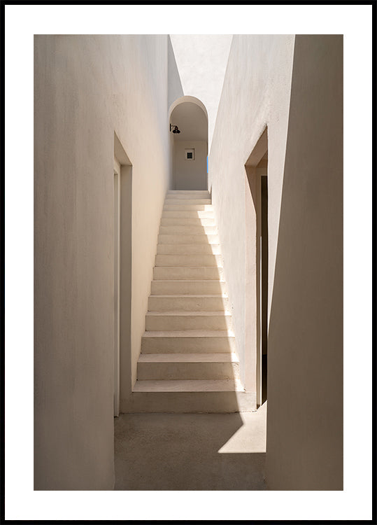 Poster „Treppe zum Licht“.