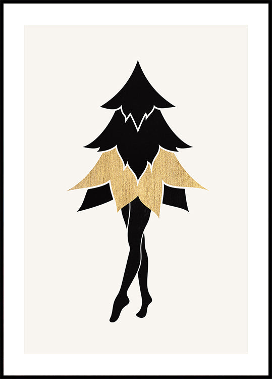 Lady Gaga zu Weihnachten (Vers.2) Poster