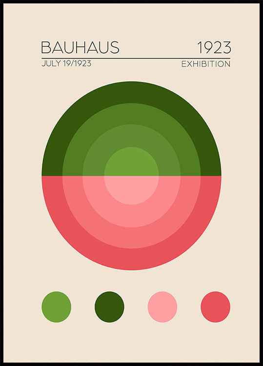 Geometrisches Harmonie-Poster