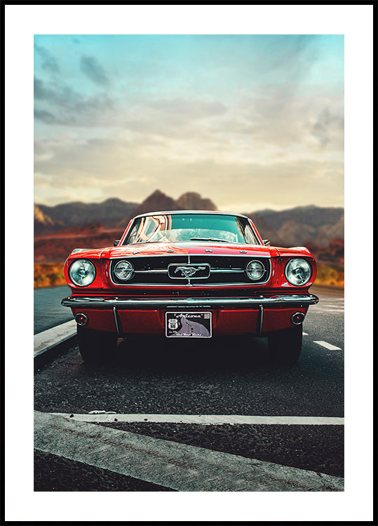 Oldtimer-Liebesplakat