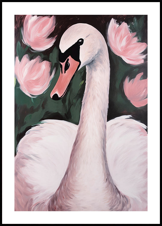 Schwan im Teich