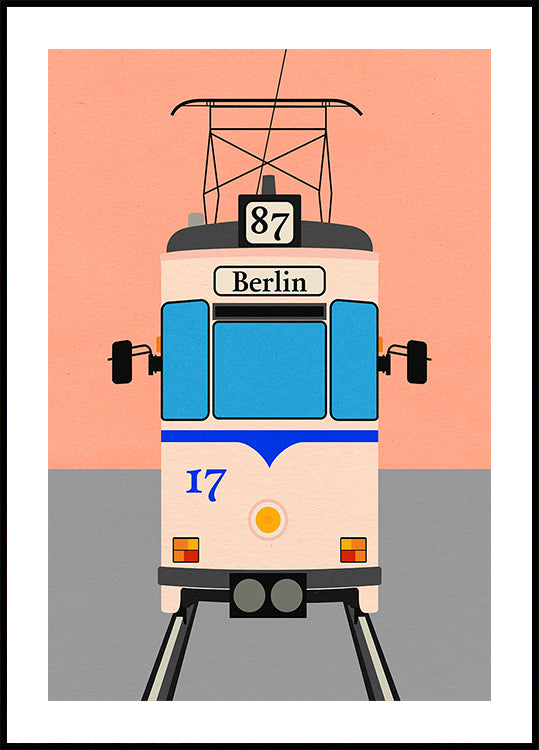 Berliner Straßenbahnplakat