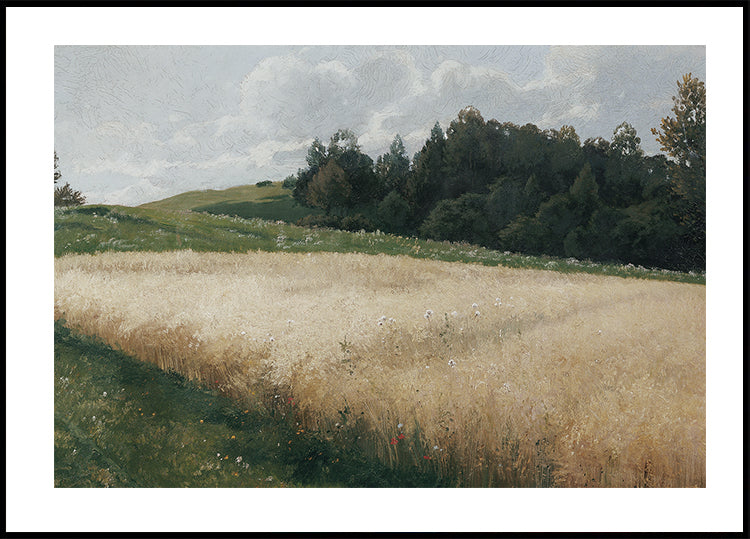 Das Haferfeld By Adolf Kaufmann Plakat - Posterbox.dk