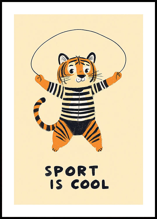 Springender Tigerspaß